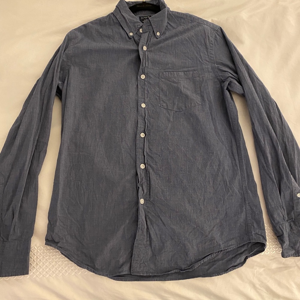 J.Crew Men’s Long Sleeve Button Up Slim Fit